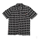 Lee Scott 'All Over Cross Face' Short Sleeve Shirt-Blah Records-Polo Shirts-Blah Records