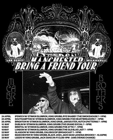 Mcabre Brothers 'Bring A Friend Tour 2019' Dates & Tickets-Blah Records