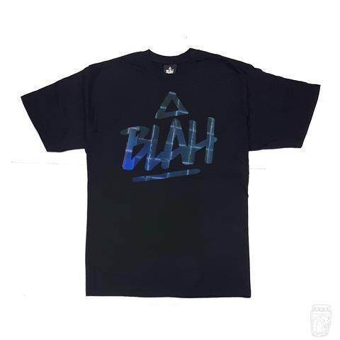 Blah 'Aesthetic' T-shirt (Black)-Blah-T-Shirt--Blah Records