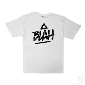 Blah 'Aesthetic' T-shirt (White)-Blah-T-Shirt--Blah Records