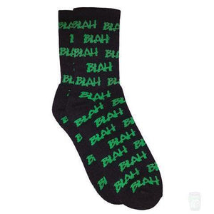 Blah Monogram Socks-Blah-Accessories-Blah Records