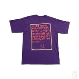 'Cross Face' 3D T-Shirt (Eggplant Purple)-Lee Scott-T-Shirt-Blah Records