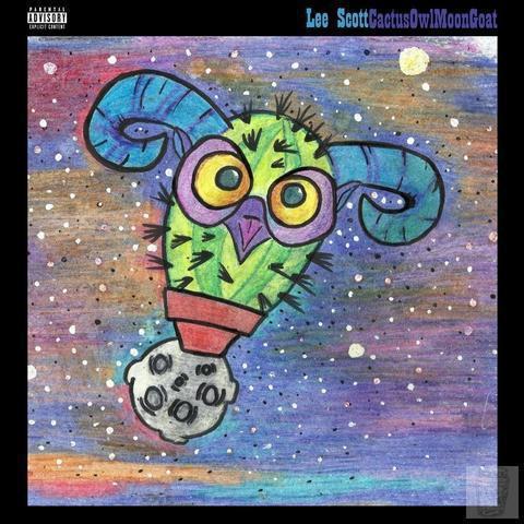 Lee Scott 'CactusOwlMoonGoat' (Limited Edition Black 12" Vinyl)-Blah Records-Vinyl-VYL00033-Blah Records