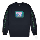 Milkavelli x Nobodies Home 'Channel Surfing' Long Sleeve T-Shirt (Various Designs)-Blah-T-Shirt-S-Crying For Japan-TEE000135-Blah Records