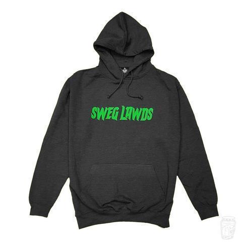 'SWEG LAWDS' Hoodie (Charcoal)-Blah-Hoodie-Blah Records